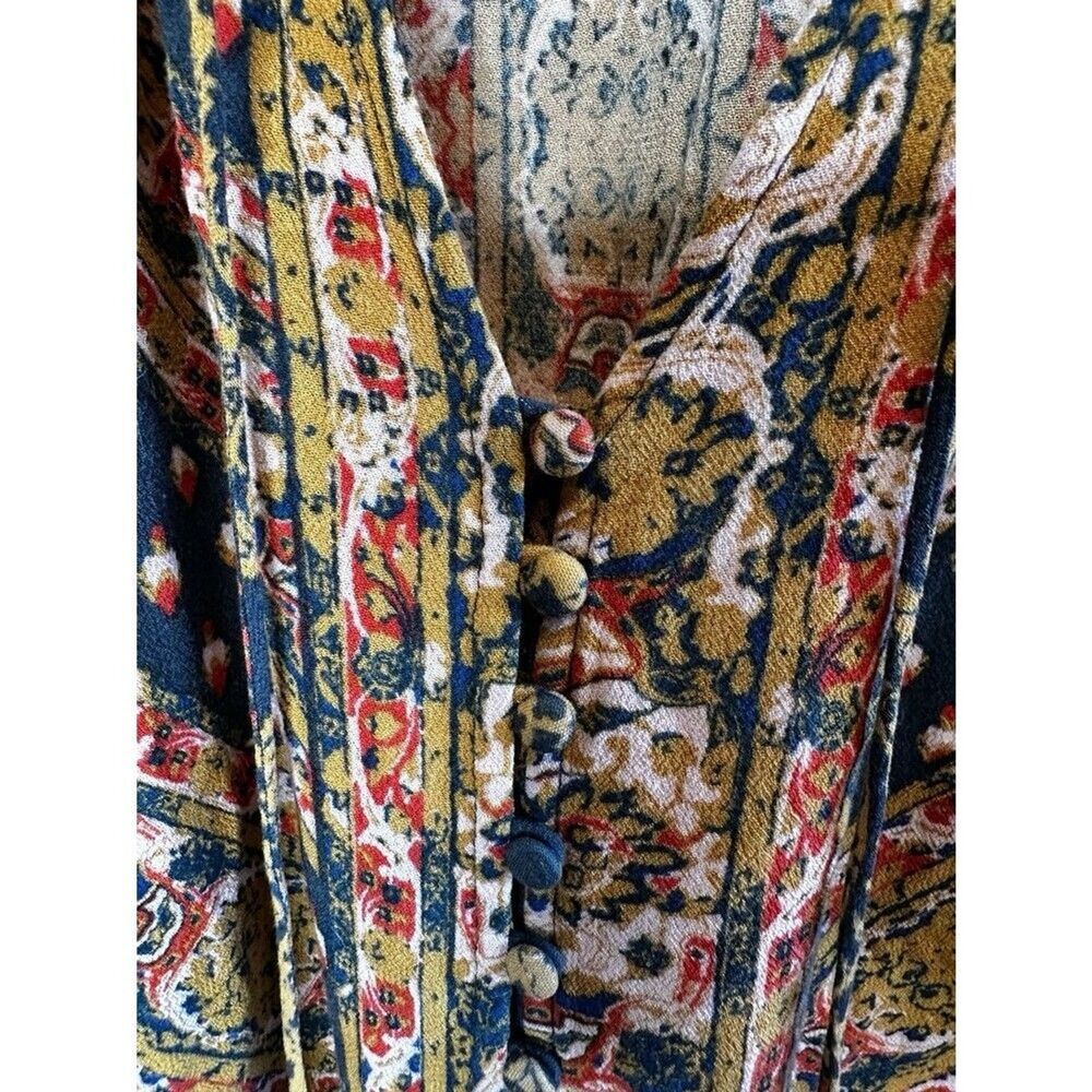 Free People Magic Mystery Tunic Top Hippie Top Tunic XS Festival Sleeve Festival - Picture 10 of 11